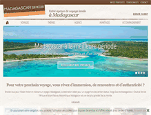 Tablet Screenshot of madagascar-sur-mesure.com